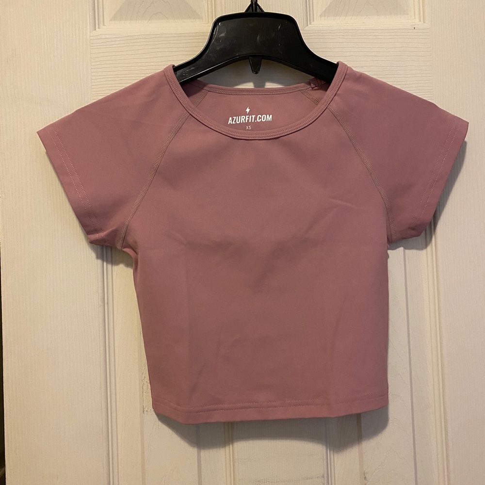 Azur fit Cropped Tee